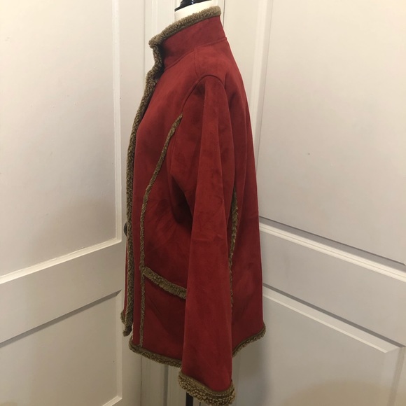 Ll bean ladies Sherpa lined coat nwot size medium - Picture 3 of 7